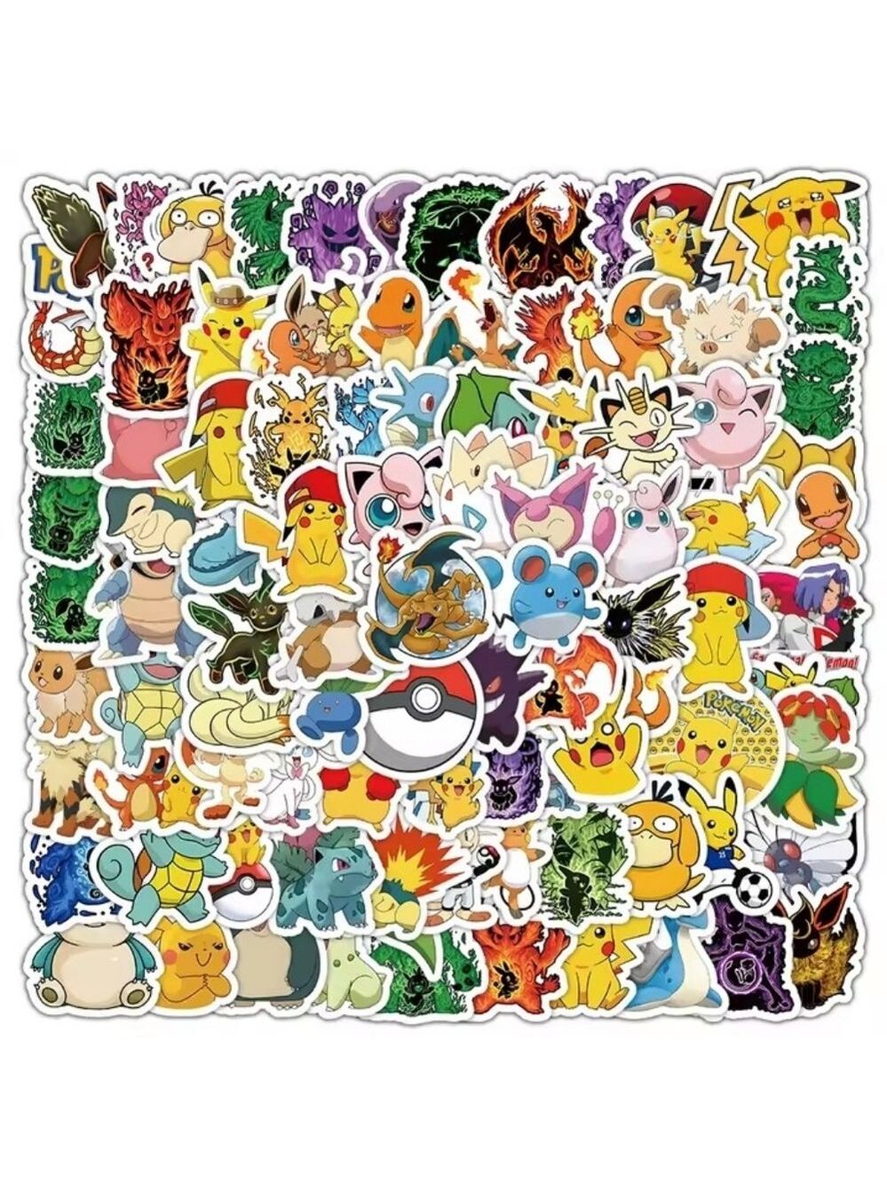2/$10  30 Piece Pokemon Sticker Set NWT